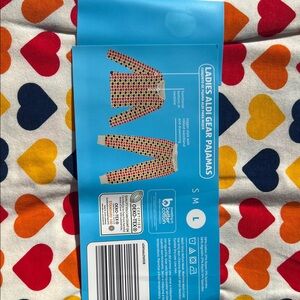 Ladies Aldi Gear Pajamas with Heart Pattern